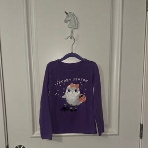 Girls H&M Spooky Season Purple Long Sleeve Size 6X-7